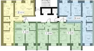 1-к квартира, вторичка, 36м2, 9/10 этаж