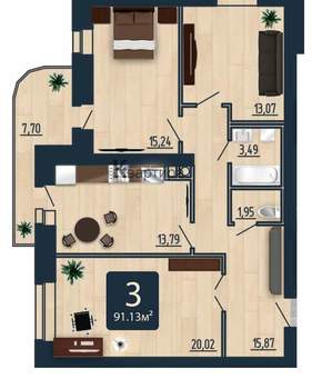 Фото квартиры на продажу (1)