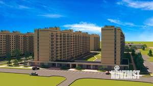 2-к квартира, строящийся дом, 58м2, 9/10 этаж