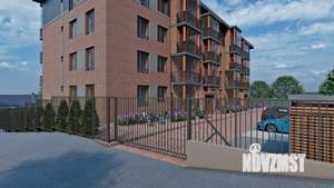 1-к квартира, строящийся дом, 43м2, 4/4 этаж