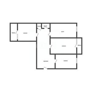 3-к квартира, вторичка, 83м2, 3/10 этаж