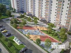 1-к квартира, строящийся дом, 40м2, 9/10 этаж