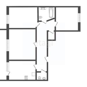 3-к квартира, вторичка, 87м2, 9/10 этаж