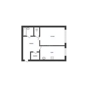 1-к квартира, вторичка, 43м2, 3/9 этаж