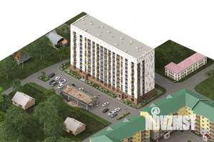 1-к квартира, строящийся дом, 41м2, 2/10 этаж