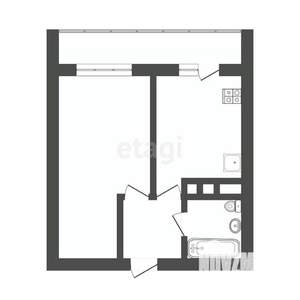 1-к квартира, вторичка, 37м2, 8/10 этаж