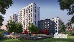 2-к квартира, строящийся дом, 65м2, 3/15 этаж