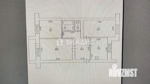 3-к квартира, вторичка, 59м2, 4/6 этаж