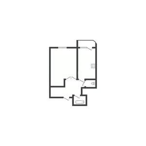 1-к квартира, вторичка, 41м2, 2/10 этаж