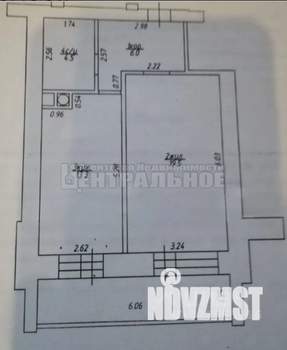 1-к квартира, вторичка, 43м2, 9/10 этаж