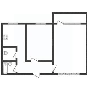 2-к квартира, вторичка, 53м2, 7/9 этаж