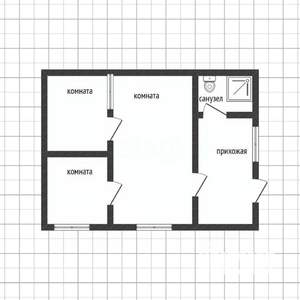 3-к квартира, вторичка, 80м2, 1/1 этаж