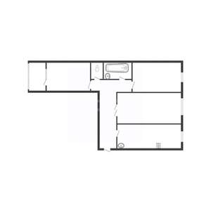 3-к квартира, вторичка, 63м2, 3/9 этаж