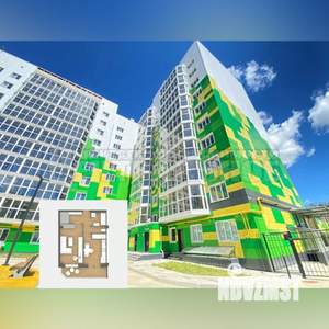 1-к квартира, вторичка, 51м2, 2/10 этаж