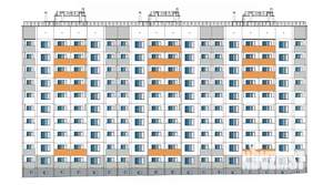 2-к квартира, строящийся дом, 74м2, 7/10 этаж