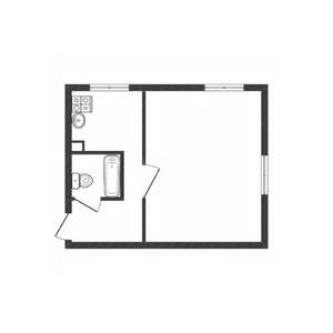1-к квартира, вторичка, 31м2, 1/2 этаж