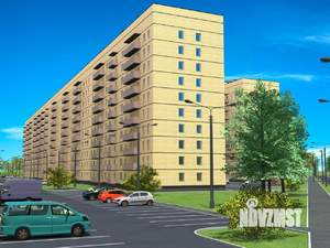 2-к квартира, строящийся дом, 56м2, 3/10 этаж