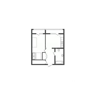 1-к квартира, вторичка, 40м2, 6/10 этаж