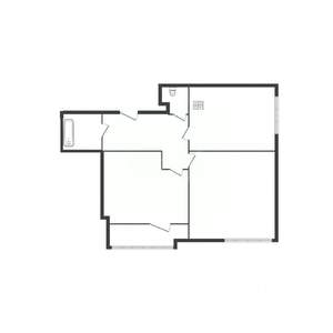 2-к квартира, вторичка, 48м2, 7/16 этаж