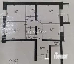 3-к квартира, вторичка, 92м2, 4/10 этаж