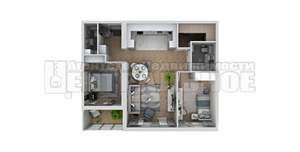 2-к квартира, вторичка, 76м2, 2/16 этаж