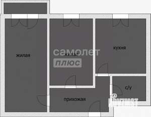 2-к квартира, вторичка, 42м2, 4/5 этаж