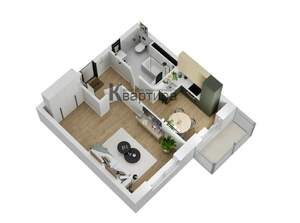 1-к квартира, вторичка, 39м2, 7/10 этаж