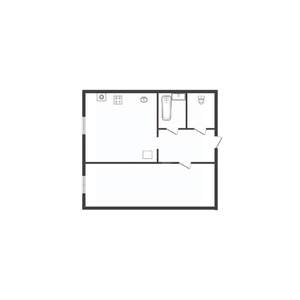1-к квартира, вторичка, 33м2, 3/5 этаж