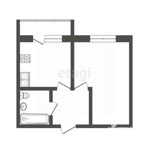 1-к квартира, вторичка, 36м2, 2/9 этаж