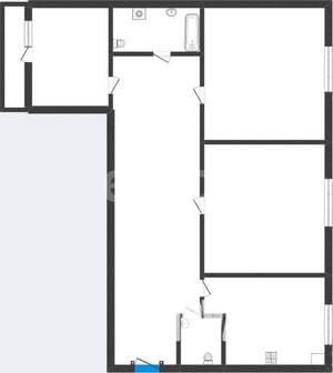 3-к квартира, вторичка, 89м2, 4/5 этаж