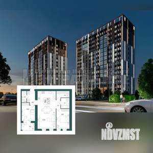2-к квартира, вторичка, 77м2, 5/16 этаж