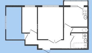 3-к квартира, вторичка, 78м2, 1/10 этаж