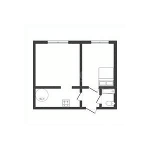 2-к квартира, вторичка, 34м2, 3/5 этаж