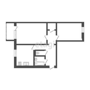2-к квартира, вторичка, 44м2, 2/5 этаж