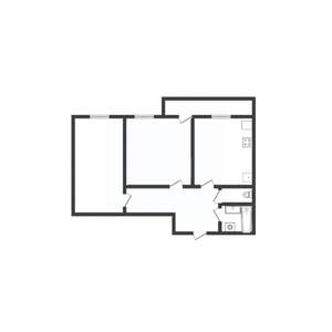 2-к квартира, вторичка, 52м2, 5/5 этаж