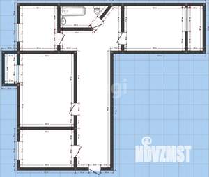 3-к квартира, вторичка, 70м2, 7/9 этаж
