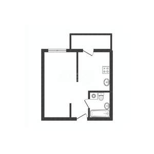 1-к квартира, вторичка, 29м2, 4/10 этаж