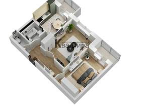 2-к квартира, вторичка, 55м2, 8/10 этаж