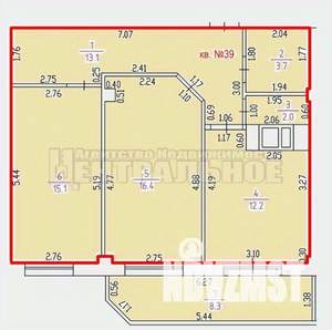2-к квартира, вторичка, 71м2, 5/10 этаж