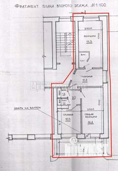 3-к квартира, вторичка, 49м2, 2/5 этаж
