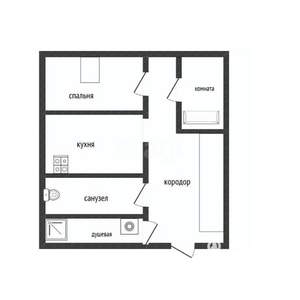 2-к квартира, вторичка, 53м2, 5/10 этаж