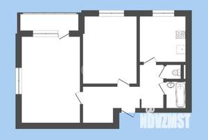 2-к квартира, вторичка, 56м2, 5/9 этаж