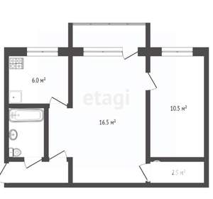 2-к квартира, вторичка, 48м2, 5/5 этаж