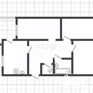 3-к квартира, вторичка, 76м2, 1/10 этаж