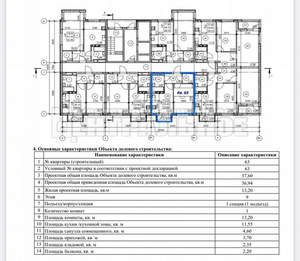 1-к квартира, сданный дом, 40м2, 9/15 этаж