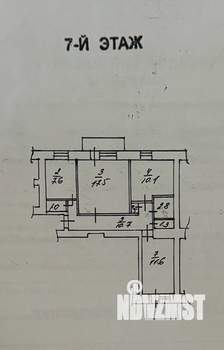 3-к квартира, вторичка, 66м2, 7/9 этаж
