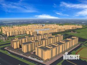 2-к квартира, строящийся дом, 62м2, 6/10 этаж