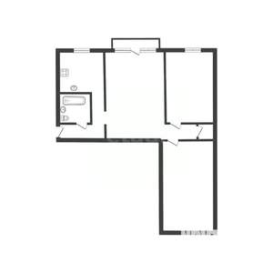 3-к квартира, вторичка, 58м2, 5/5 этаж