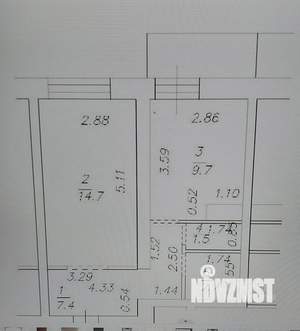 1-к квартира, вторичка, 36м2, 2/10 этаж