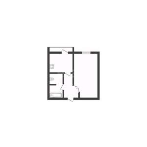 1-к квартира, вторичка, 36м2, 4/16 этаж